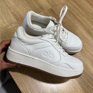 Alo white sneakers